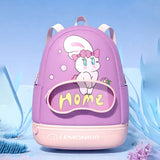 Purple & Pink Bunny Kids Waterproof Swimming Bag/ Beach Bag
