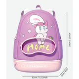 Purple & Pink Bunny Kids Waterproof Swimming Bag/ Beach Bag