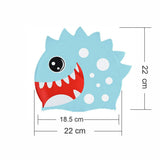 3d White Polka Mint, Silicone Kids Swim Cap, 5 years-15 years