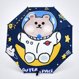 Bear Space with Shutter style cover Kids-Umbrella
