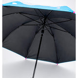 Blue Mermaid with Shutter style cover Kids-Umbrella