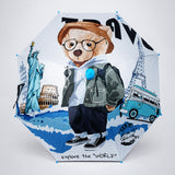 Mr. Tedd with Shutter style cover Kids-Umbrella