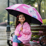 Strawberry Teddy with Shutter style cover Kids-Umbrella