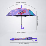 Unicorn Rainbow with Shutter style cover Kids-Umbrella