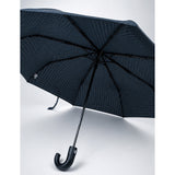 3 Fold Black Checkered Auto Open & Close Umbrella for Teens & Adults