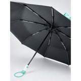 3 Fold Mint Green puppy Polka Dots Auto Open & Close Rain & Sun Dual Umbrella for Teens & Adults
