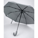 3 Fold Grey Checkered Auto Open & Close Umbrella for Teens & Adults