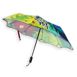 3 fold  KellyJo & Starsy Rain & All Season Umbrella for Kids