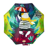 3 fold  KellyJo & Starsy Rain & All Season Umbrella for Kids