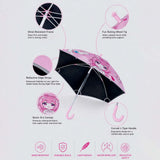 Wheel style Baby Girl Printed UPF 50+ Kids-Umbrella