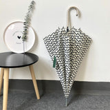 Black & white monochrome print Big size Umbrella for Adults