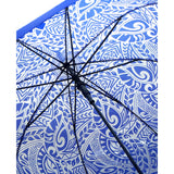 Self Print Dark Blue Transparent Umbrella for Kids and Teens