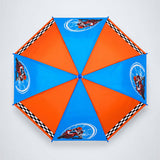 Racing Bike Print Umbrella for Kids,5yrs -10yrs