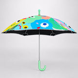 Wheel style Colorful Monster Printed UPF 50+ Kids-Umbrella