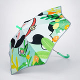 Wheel style Cow Printed UPF 50+ Kids-Umbrella