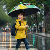Wheel style Cow Printed UPF 50+ Kids-Umbrella