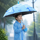 Wheel style Blue Cute Dino Printed UPF 50+ Kids-Umbrella
