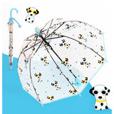 Dalmation theme Dome style Transparent Umbrella for Kids