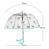 Dalmation theme Dome style Transparent Umbrella for Kids