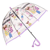 Puppy Family theme Dome style Transparent Umbrella for Kids
