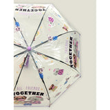 Puppy Family theme Dome style Transparent Umbrella for Kids