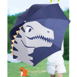 Navy Dino Big Face Umbrella for Kids