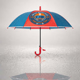 Vintage Motorcycle Print Umbrella for Kids,5yrs -10yrs
