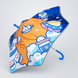 Wheel style Planet Space Astronaut Printed UPF 50+ Kids-Umbrella