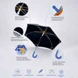 Wheel style Planet Space Astronaut Printed UPF 50+ Kids-Umbrella