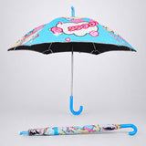 Wheel style Princess Girl Printed UPF 50+ Kids-Umbrella