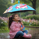 Wheel style Princess Girl Printed UPF 50+ Kids-Umbrella