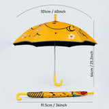 Wheel style Quack Ducky Wheel style printed UPF 50+ Kids-Umbrella