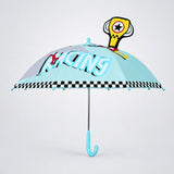 3D Trophy No.1 Racer Umbrella for Kids