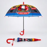 Race Car Print Umbrella for Kids,5yrs-10yrs