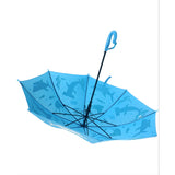 Shark theme Color Changing Magic Umbrella for Kids