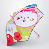 Wheel style Strawberry & Teddy Printed UPF 50+ Kids-Umbrella