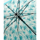 Self Print Turquoise Transparent Umbrella for Kids and Teens