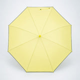 Yellow Solid Black border Umbrella for Adults & Teens