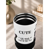 Black Pink Butterfly, Good Time Series, Stainless Steel Tumbler and Water Bottle for Kids & Adults, 710ml