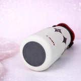 Black & white diamond Moo series insulated thermos Bottle with detachable filter for Kids and Adults, 600ml