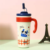 Blue Lid, Bag Puppy, Twilight Tumbler  Series, Stainless Steel Tumbler and Water Bottle for Teens and Adults, 750 ml