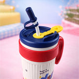 Blue Lid, Bag Puppy, Twilight Tumbler  Series, Stainless Steel Tumbler and Water Bottle for Teens and Adults, 750 ml