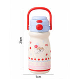Blue Lid, Happiness  series, Stainless Steel Water Bottle for kids, 520ml