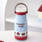 Blue Star, Moo series insulated thermos Bottle with detachable filter for Kids and Adults, 600ml