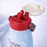 Blue Star, Moo series insulated thermos Bottle with detachable filter for Kids and Adults, 600ml