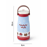 Blue Star, Moo series insulated thermos Bottle with detachable filter for Kids and Adults, 600ml