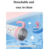 Lt Blue Lid, TV Bear, Twilight Tumbler  Series, Stainless Steel Tumbler and Water Bottle for Teens and Adults, 750 ml