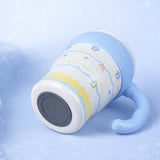 Blue Waves, Bubble Lid series, with detachable infuser Stainless Steel Kids Tumbler Water Bottle, 680ml