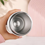Bow Catty, Black Ball Lid Series, Stainless Steel Tumbler and Water Bottle for Kids & Adults, 650ml