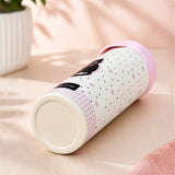 Bow Catty, Black Ball Lid Series, Stainless Steel Tumbler and Water Bottle for Kids & Adults, 650ml